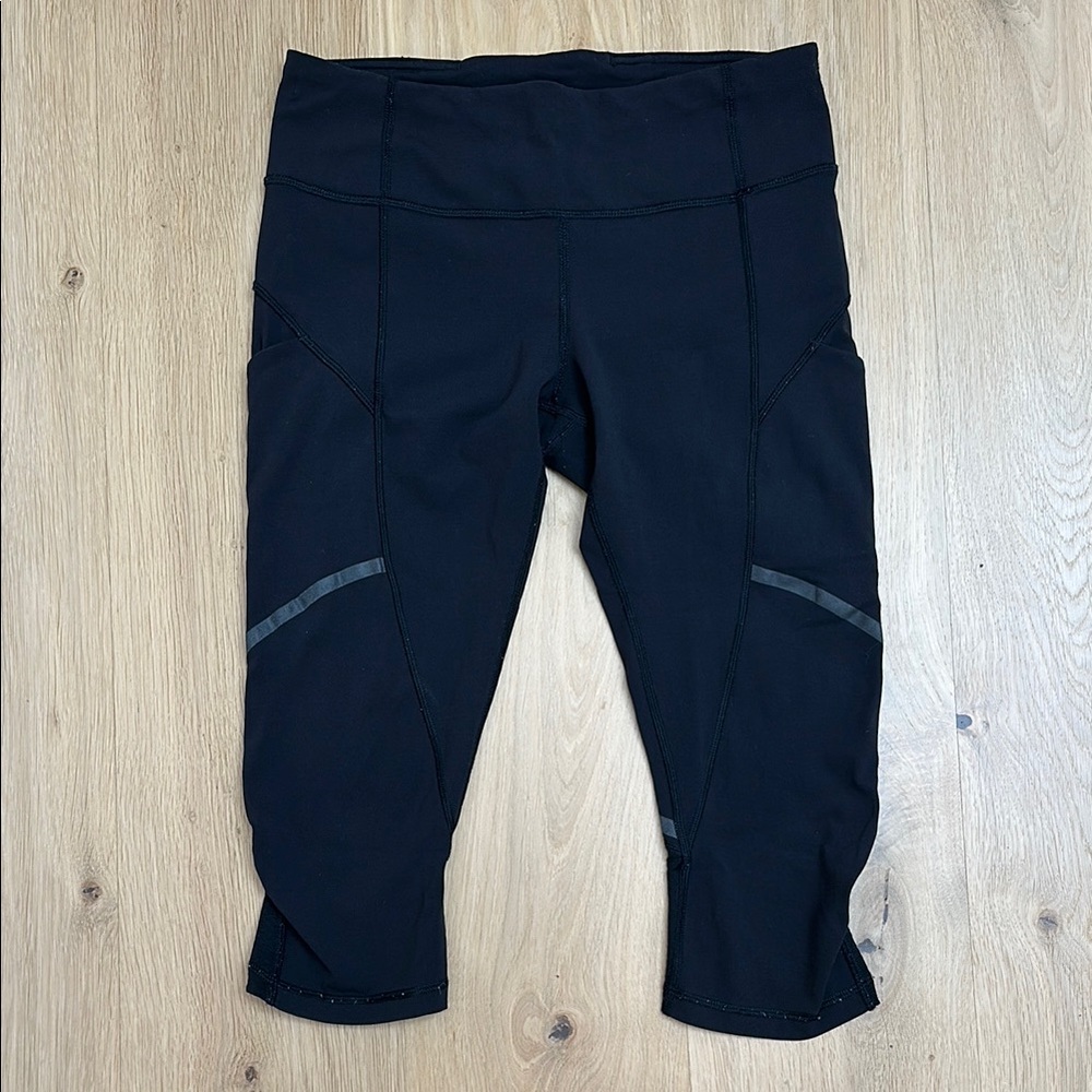 Lululemon Black Athletic Capri Leggings